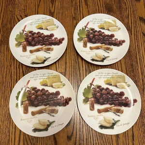 Set of 4 Cheese Plates NEVER BEEN USED!